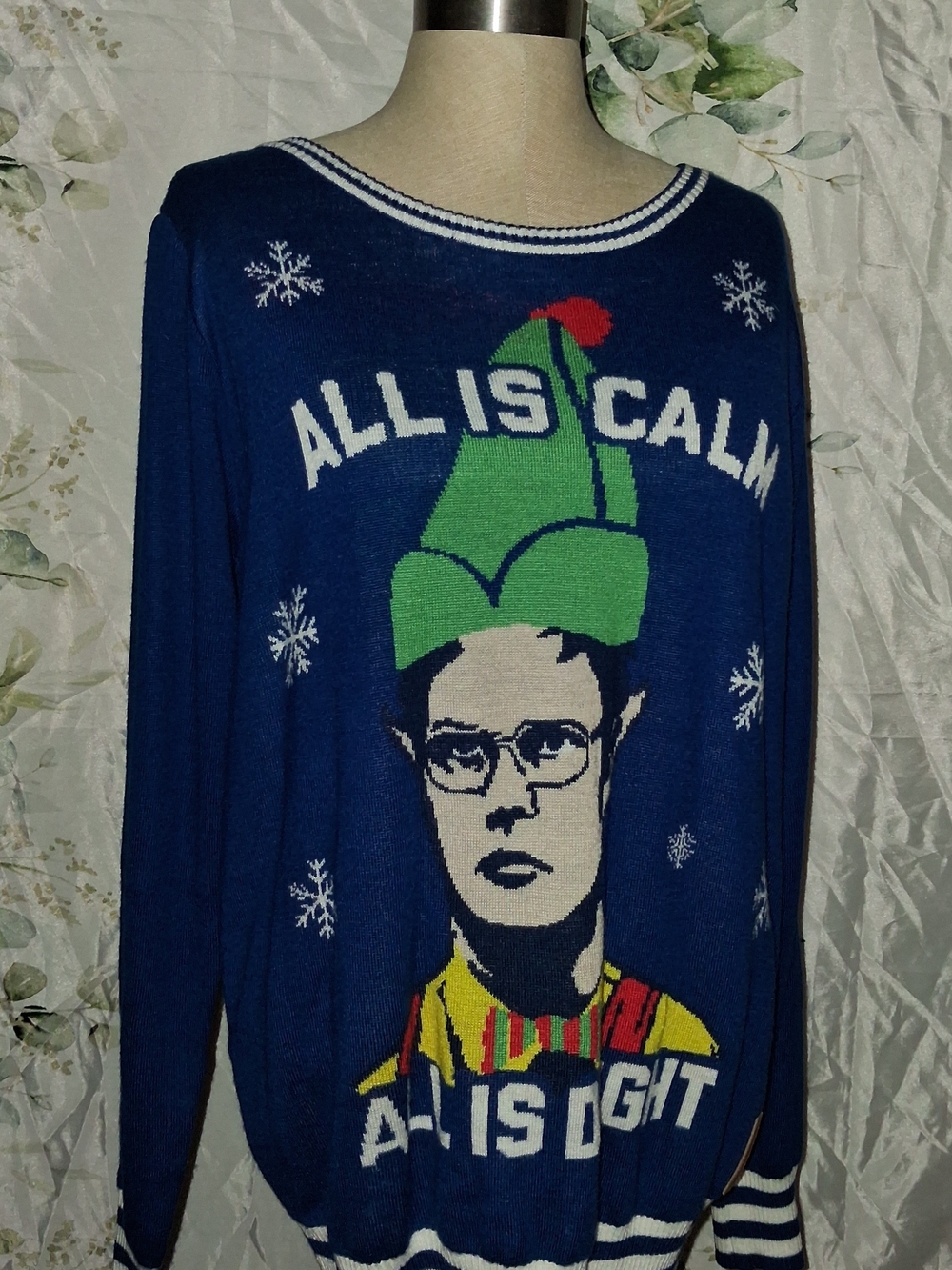 ($3Bundled) Dwight From The Office Christmas Sweater